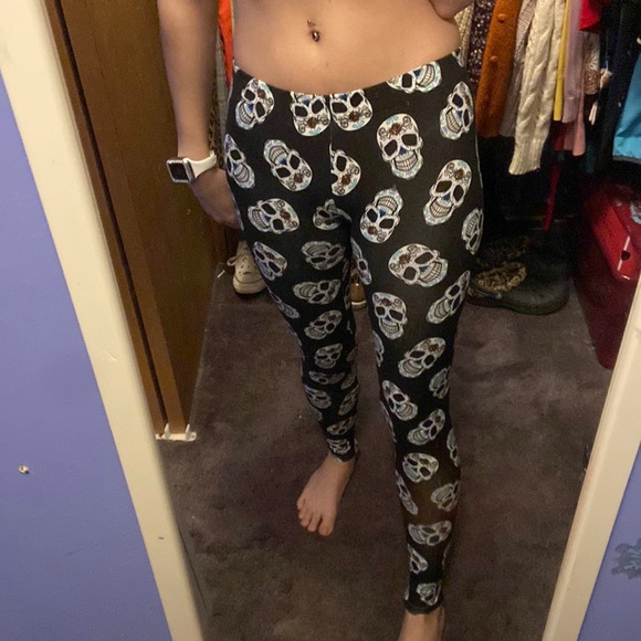 Jumpsuits | Sugar Skull Leggings | Poshmark